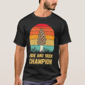 Hide And Seek Champion Morel Mushroom Hunter Fungi T-shirt (Voorkant)