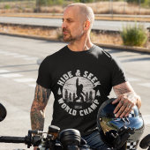 Hide and Seek World Champ Funny Big Foot T-shirt