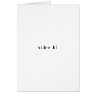Hide Hi