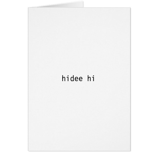 Hide Hi (Voorkant)