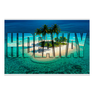 Hideaway Luxe Privé Eiland Perfect Poster