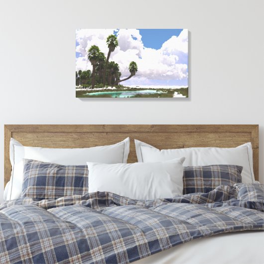 Hideaway (middag) canvas afdruk (Insitu (Slaapkamer))