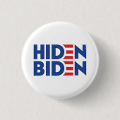 Hiden Biden Ronde Button 3,2 Cm (Voorkant)