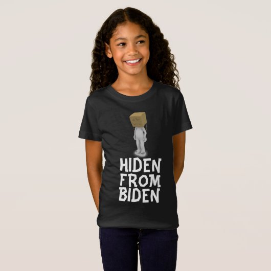 HIDEN VAN BIDEN Girls & Teen T-Shirts (Voorkant volledig)