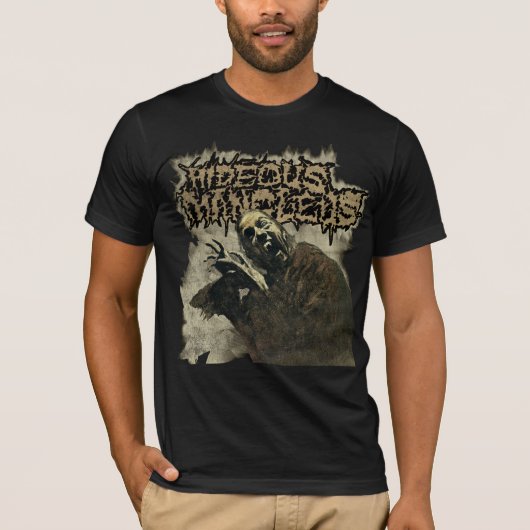 Hideous Mangleus Vampire Design (verweerd) T-shirt (Voorkant)