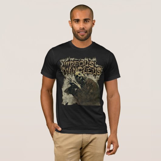Hideous Mangleus Vampire Design (verweerd) T-shirt (Voorkant volledig)