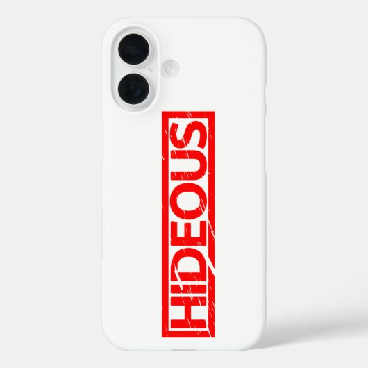 Hideous Stamp Case-Mate iPhone Case (Achterkant)