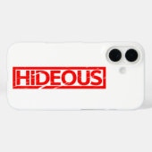 Hideous Stamp Case-Mate iPhone Case (Achterkant (horizontaal))
