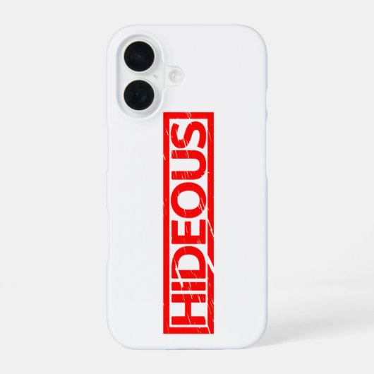 Hideous Stamp iPhone 16 Hoesje (Achterkant)