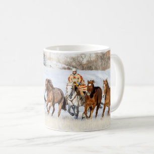 Hideout Horse Ranch, paardenknecht en Paarden Koffiemok