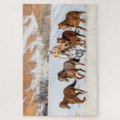 Hideout Horse Ranch, Wrangler en Horses Legpuzzel (Verticaal)