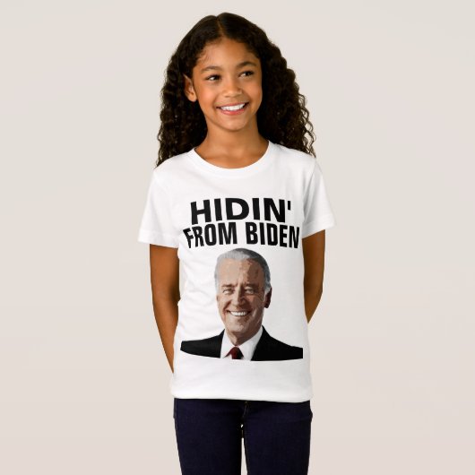 HIDIN' UIT BIDEN KINDER T-Shirts (Voorkant volledig)