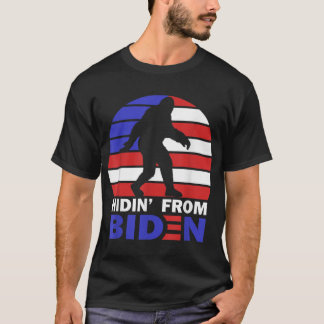 Hidin van Biden Anti Joe Biden 2020 Verkiezing Hid T-shirt