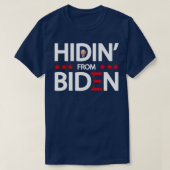 Hidin van Biden T-shirt (Design voorkant)