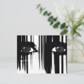 Hiding achter de pijn briefkaart (Staand voorkant)