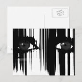 Hiding achter de pijn briefkaart (Voorkant / Achterkant)