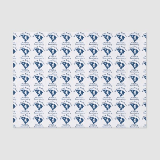 Hiding Bigfoot Wildlife Sanctuary Tissue Paper Tissuepapier (Voorkant)