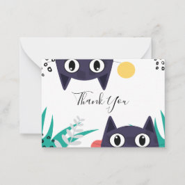 Hiding Cat Dank je Notitiekaartje