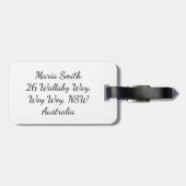 Hiding Easter Bunny Bagagelabel (Achterkant horizontaal)