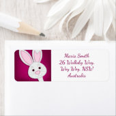 Hiding Easter Bunny Etiket (Insitu)