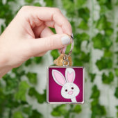 Hiding Easter Bunny Sleutelhanger (Hand)