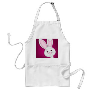 Hiding Easter Bunny Standaard Schort