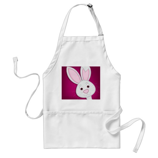 Hiding Easter Bunny Standaard Schort (Voorkant)