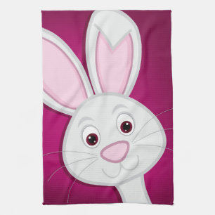 Hiding Easter Bunny Theedoek