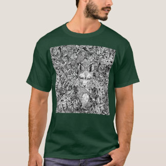 Hiding fox t-shirt