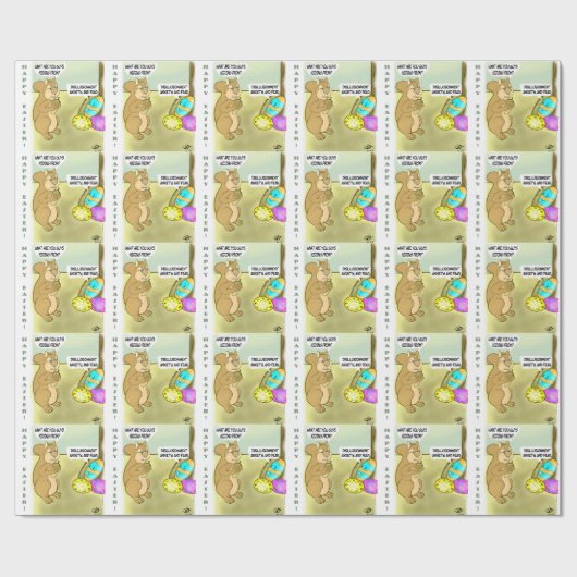 Hiding Pasen Cadeaupapier (Vlak)