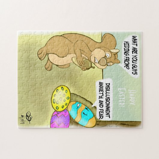 Hiding Pasen Jigzaag Puzzle Legpuzzel (Horizontaal)