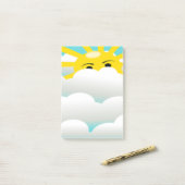 HIDING SUN POST-IT® NOTES (Op bureau)