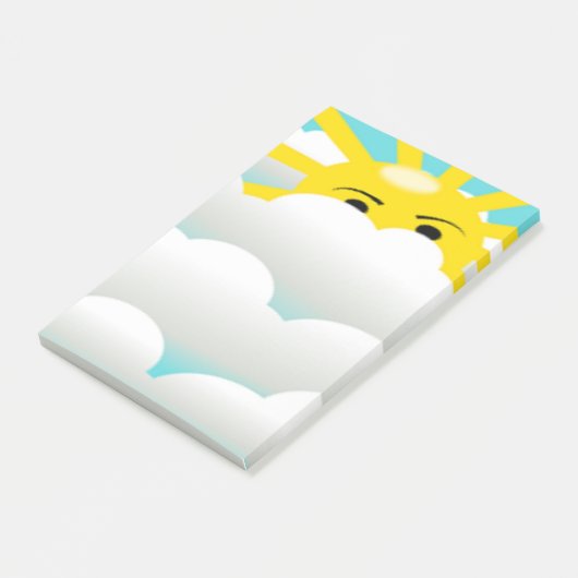 HIDING SUN POST-IT® NOTES (Schuin)