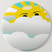 HIDING SUN RONDE BUTTON 6,0 CM (Voorkant)