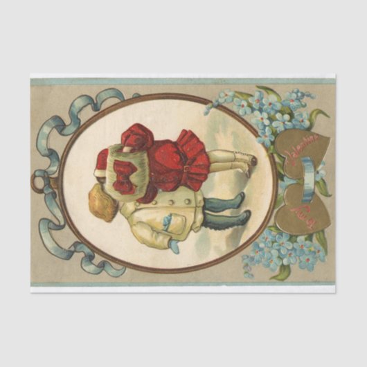 Hiding Sweet Valentijn Kisses Tissuepapier (Voorkant)