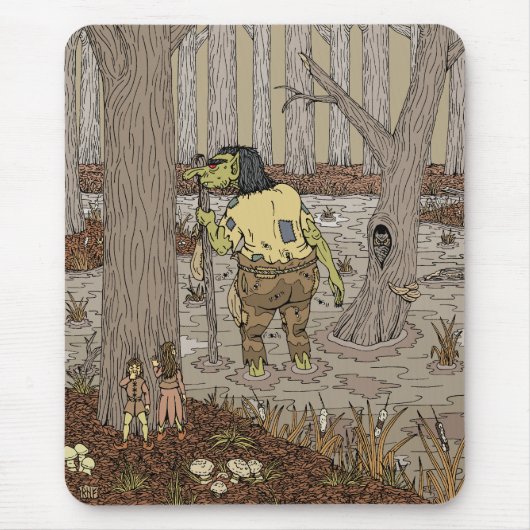 Hiding van Stinkbottom Troll Muismat (Voorkant)