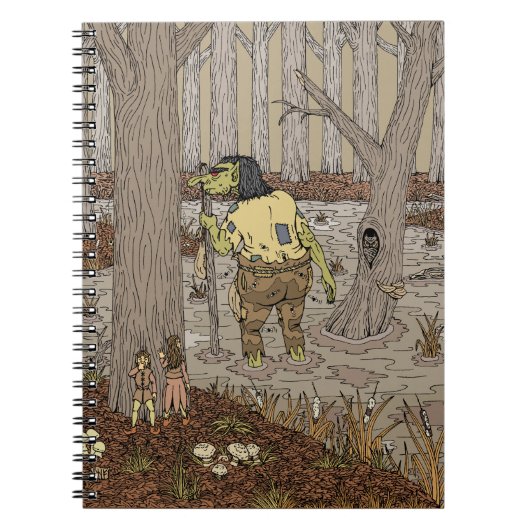 Hiding van Stinkbottom Troll Notitieboek (Voorkant)