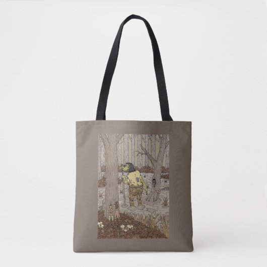 Hiding van Stinkbottom Troll Tote Bag (Voorkant)