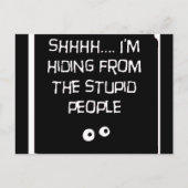 HidingfromStupid Briefkaart (Voorkant)