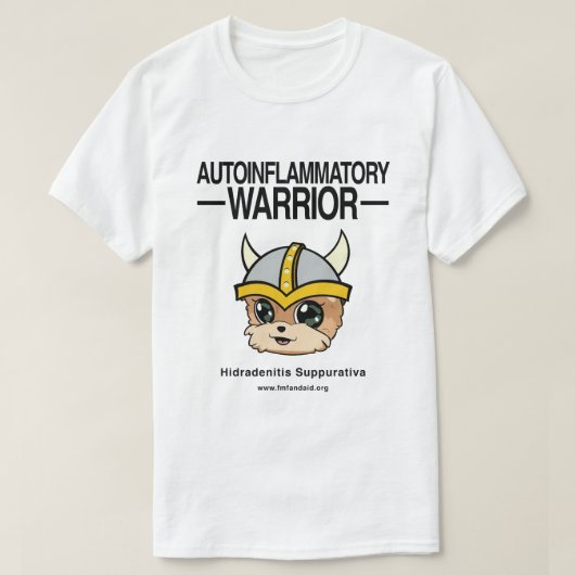 Hidradenitis suppurativa (HS) Warrior T-shirt (Design voorkant)