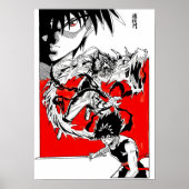 Hiei fanart @Akeemakart Poster (Voorkant)