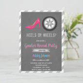 Hiel- of wiel-gender-openbaring kaart (Staand voorkant)