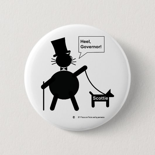 Hiel Ronde Button 5,7 Cm (Voorkant)