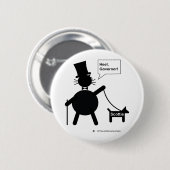 Hiel Ronde Button 5,7 Cm (Voorkant /achterkant)