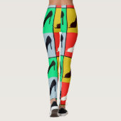 Hiel-Stiletto-pompen Leggings (Achterkant)