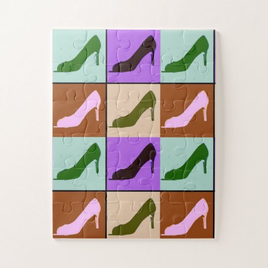 Hiel Stilettos Legpuzzel (Verticaal)