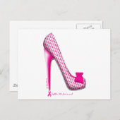 Hiel van het Lint van de Voorlichting van Kanker Briefkaart (Voorkant / Achterkant)