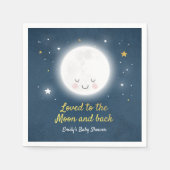 Hield van de maan en terug Baby shower servet (Voorkant)