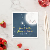 Hield van de maan en terug Baby shower servet (Insitu)