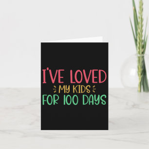 Hield van mijn Kind voor 100 dagen leraar 100 dage Kaart